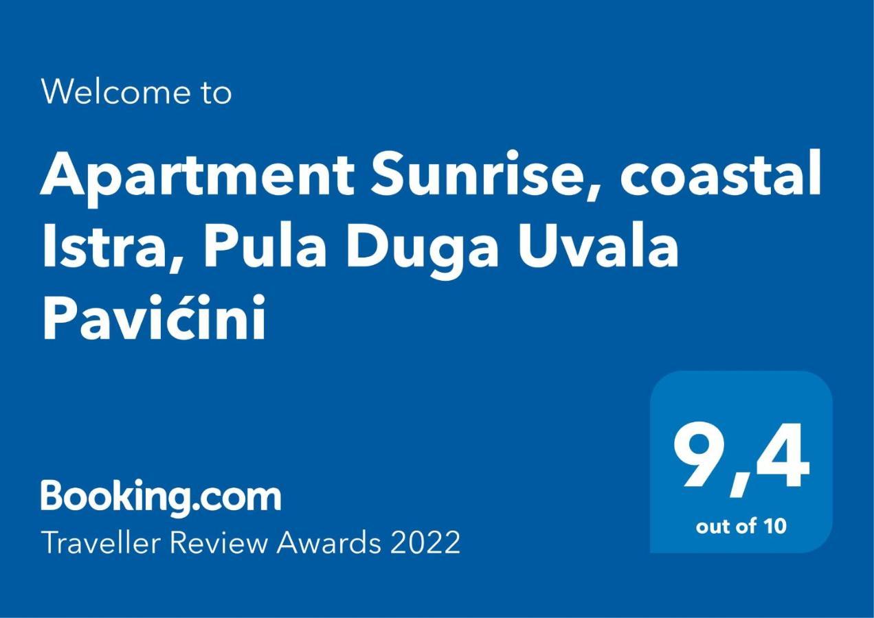 Apartment Sunrise, Coastal Istra, Pula Duga Uvala Pavicini Exteriér fotografie